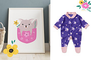 Cute Woodland Animals Vector Set, an Animal Illustration by danceyourlife (Thumbnail 12 of 15)