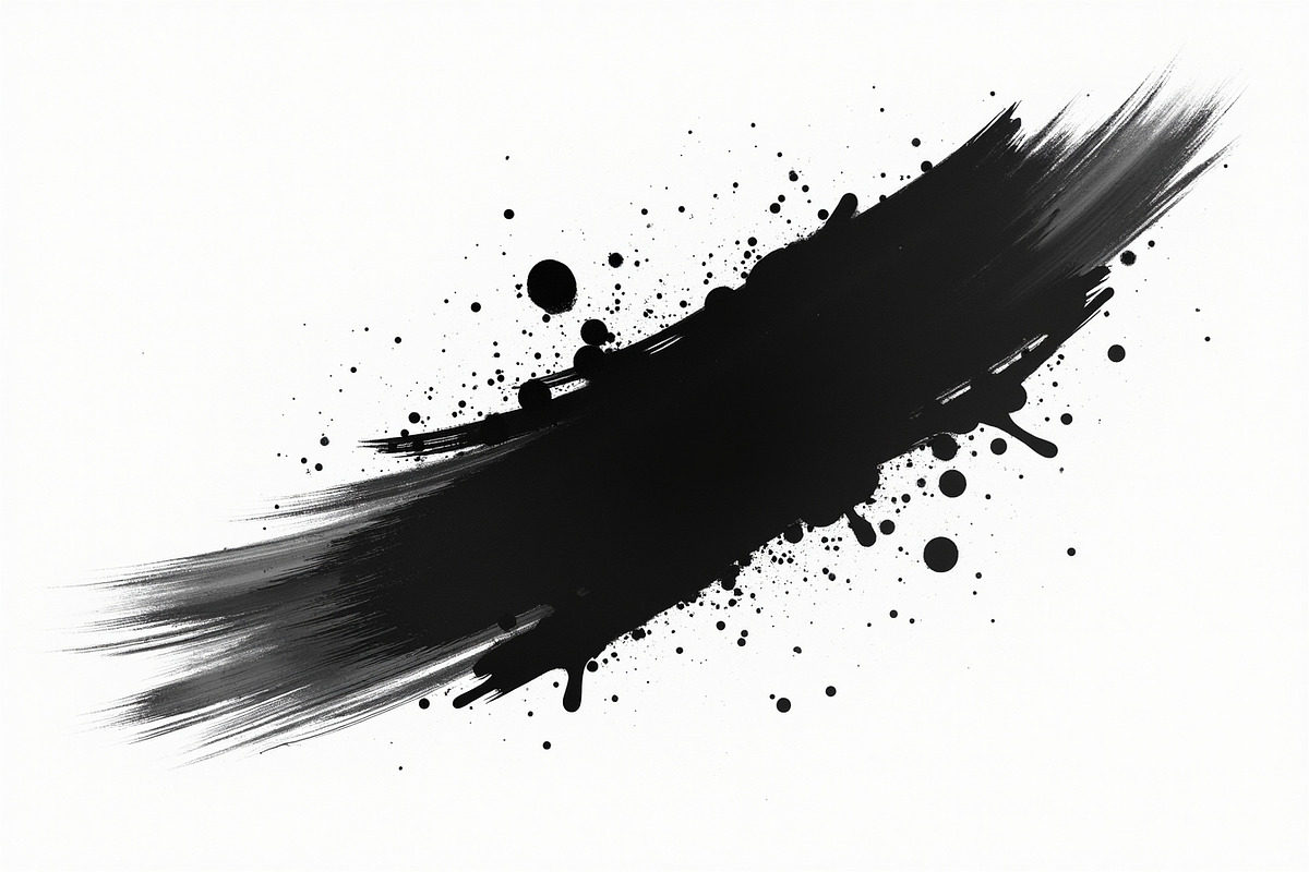 Abstract Paint Stroke Set, an Illustration by musafir_fashion (Photo 5 of 23)