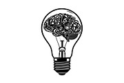 Creative Brain Light Bulb Bundle, an Object Illustration by Designs_River (Thumbnail 24 of 29)