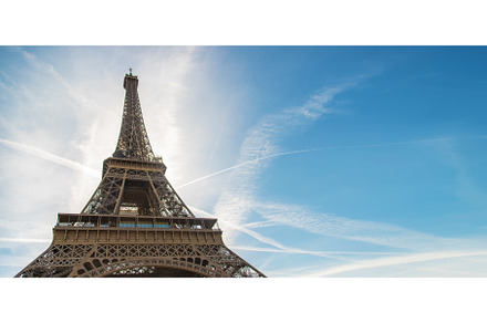 Eiffel tower beautiful spring summer, an Architecture Photo by yanadjana
