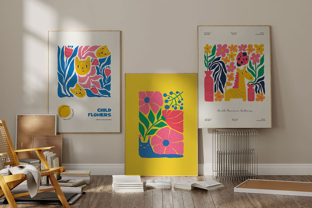 Child Flowers | Wall Art Creator, an Object Graphic by Leleka.Store (Photo 5 of 16)