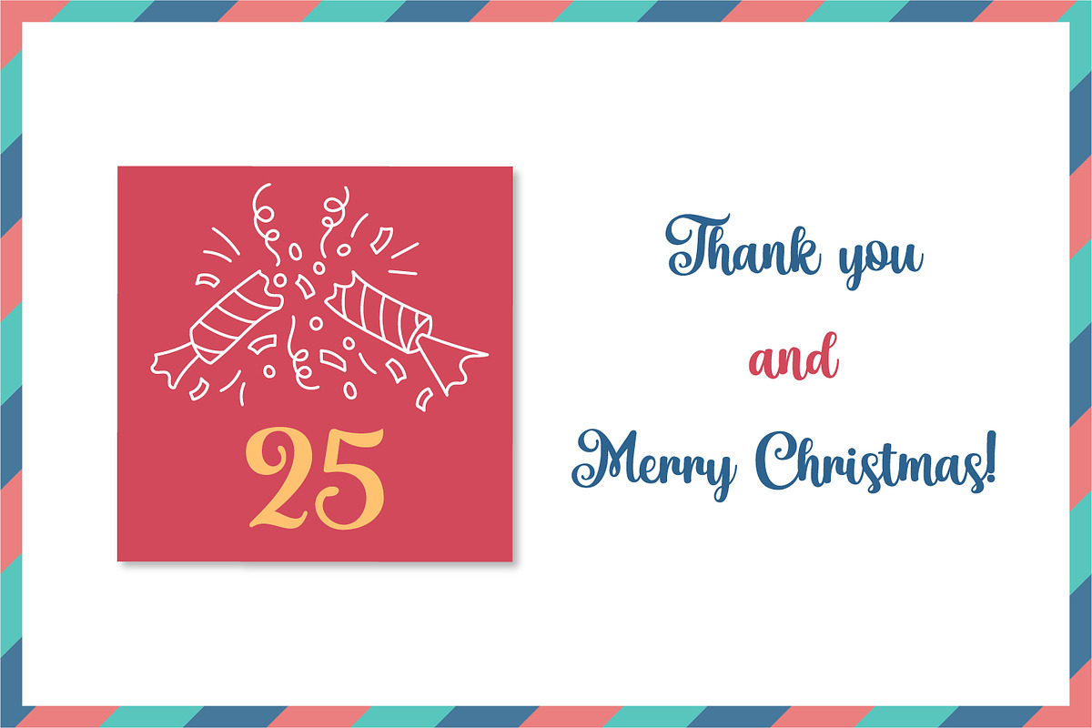 Christmas Advent Calendar Vector, a Card Template by AnnaViolet_store (Photo 12 of 12)