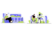 30 Creative Concept Illustrations, a Person Illustration by alexdndz (Thumbnail 9 of 9)