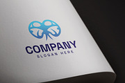 Abstract Drone Logo Template, a Branding & Logo Template by HueNestify (Thumbnail 3 of 3)