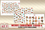 Merry Christmas Fussy-4 Cuts, a Decorative Illustration by CraftArtStory (Thumbnail 5 of 6)