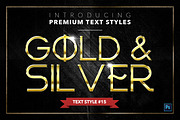 Gold & Silver #4 - 20 Text Styles, a Layer Style Add-On by Jonas Stensgaard (Thumbnail 16 of 23)