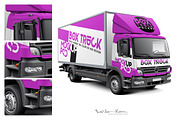 Box Truck Mockup, a Product Mockup by Vector Room (Thumbnail 1 of 2)