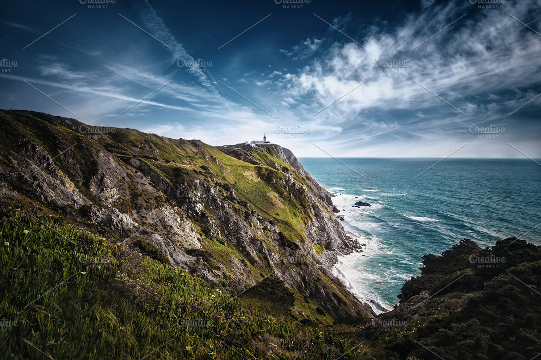 lighthouse. Atlantic coast. Portugal, a Nature Photo by Ver0nicka