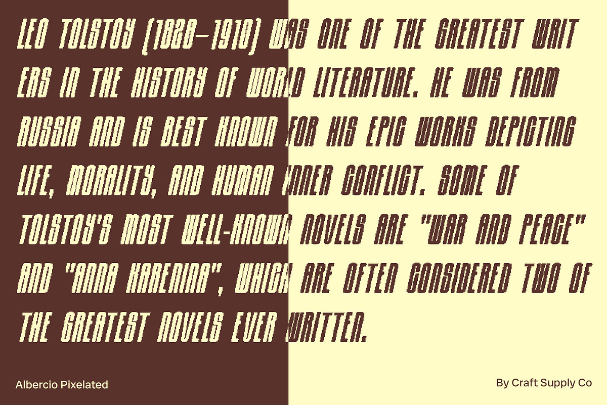 Albercio Pixel, a Sans Serif Font by Craft Supply Co. (Photo 2 of 8)