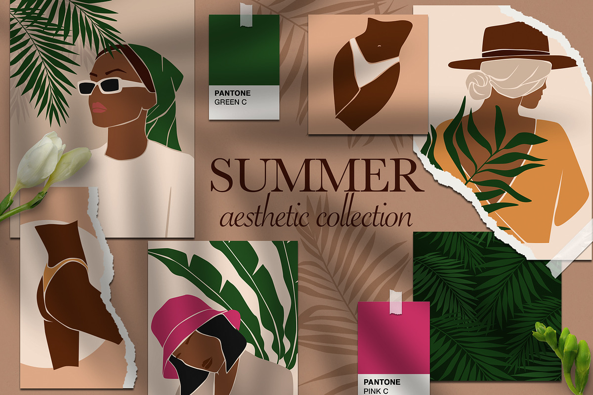 Summer aesthetic collection, a Decorative Illustration by EasyArt (Photo 1 of 10)