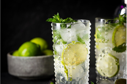 Glass of iced lemonade, a Food & Drink Photo by piter.goskov