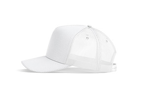 White Sport Baseball Cap 3D Model