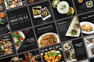 Food Instagram Marketing Templates