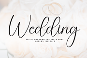 Wedding | Script Font, a Handwritten Font by Scratchones (Thumbnail 1 of 8)