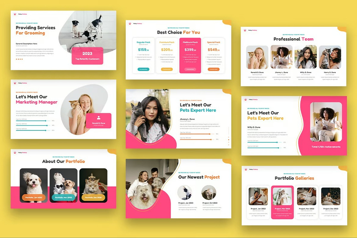 Petoy - Pet Shop Cute Google Slides, a Presentation Template by Fit-tee (Photo 4 of 5)
