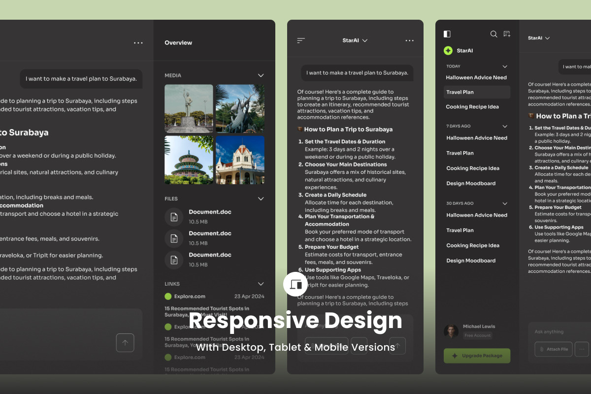 Smart AI Dashboard Design Template, an UI Kit Template by twinstd (Photo 3 of 5)