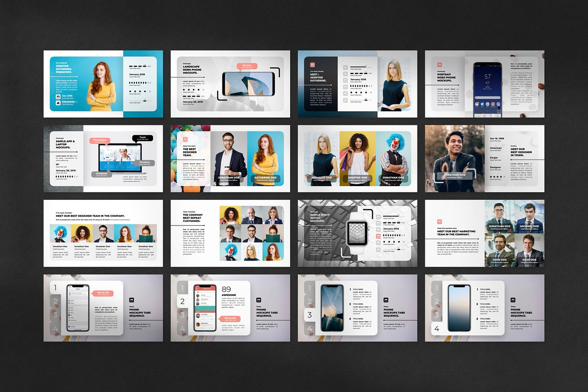Soft PowerPoint Template, a Presentation Template by Creathrive Design (Photo 6 of 7)