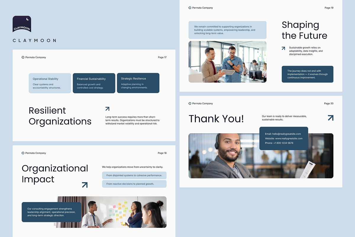 Business Consulting Strategy Plan, a Presentation Template by Claymoon Lab (Photo 6 of 7)