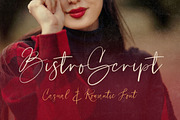 Bistro Signature Script, a Script Font by Deeezy (Thumbnail 1 of 6)