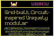 Virtual Graphic font, a Font by weknow (Thumbnail 4 of 8)