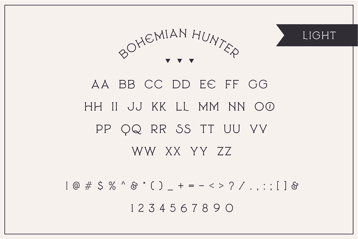 [Intro Rate] Bohemian Hunter, a Serif Font by Hustle Supply Co. (Photo 4 of 6)
