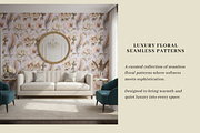 Blush & Feather Seamless Patterns, a Pattern Graphic by LUSH Studio (Thumbnail 3 of 6)