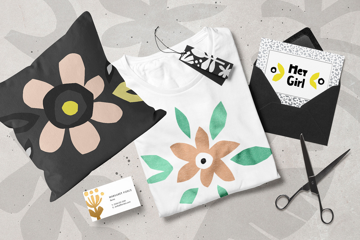 426 Cutout Floral Elements, a Decorative Illustration by Favete Art (Photo 11 of 13)