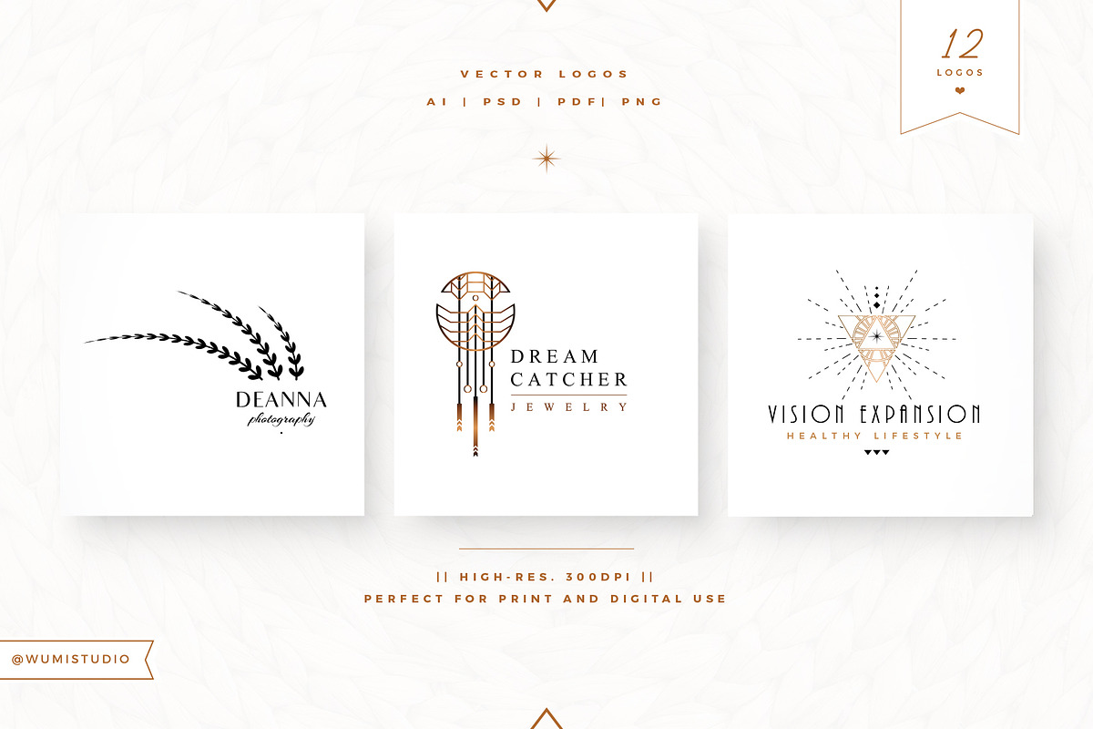 BUNDLE - Mystic Logos, a Branding & Logo Template by Wumi Studio (Photo 4 of 8)
