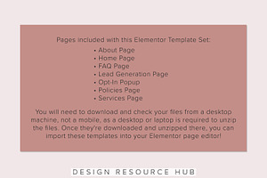 Elementor Add-On Page Pack Blush