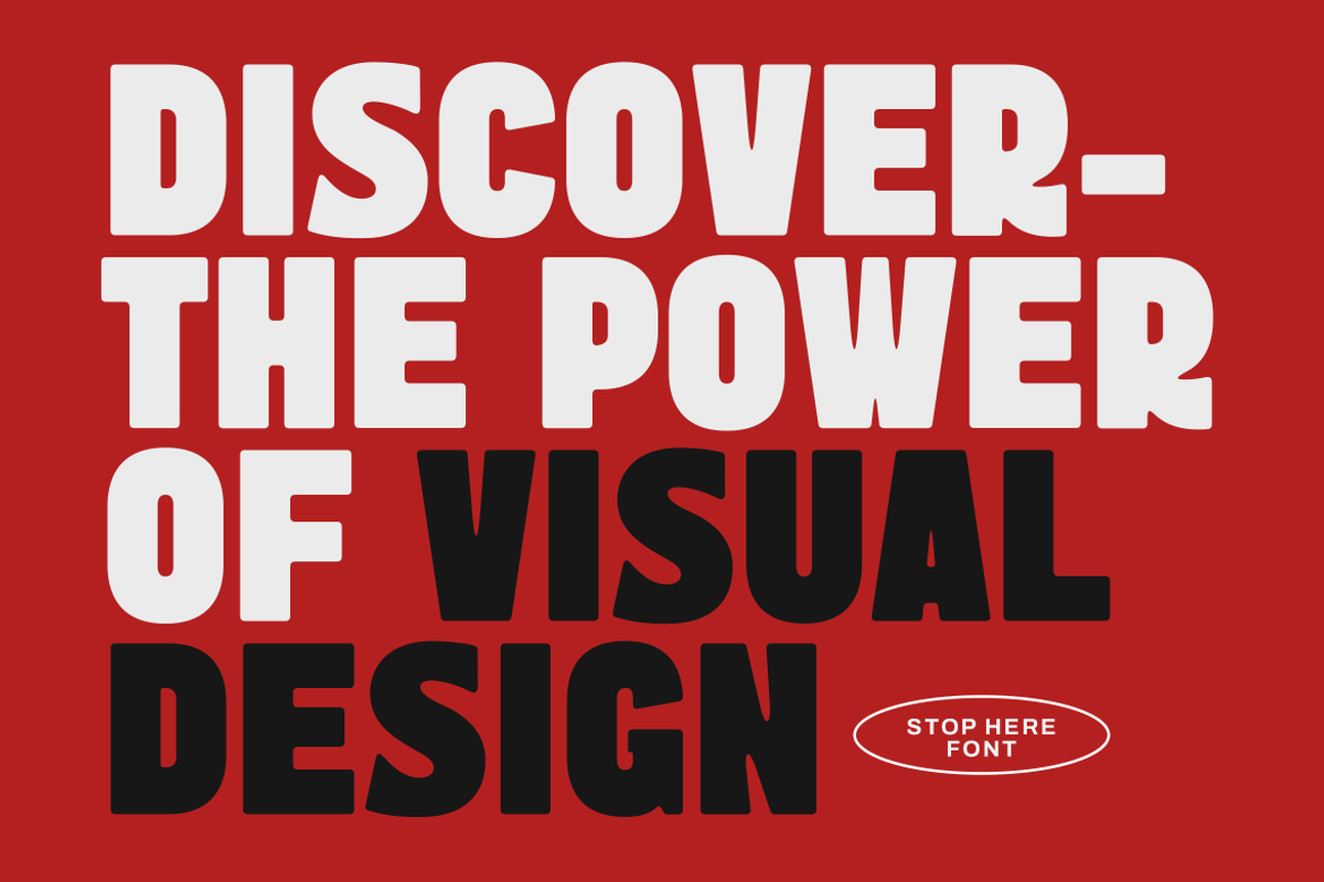 Stop Here -  Bold Sans Font, a Sans Serif Font by Lettersiro (Photo 4 of 8)