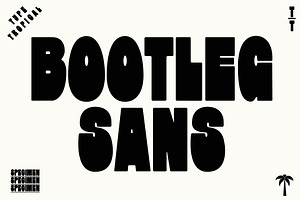 Bootleg Sans - Retro Font