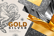60 Gold&Silver Foil Glitter Textures, a Texture Graphic by NassyArt (Thumbnail 8 of 12)