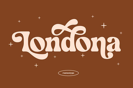 Londona - Retro Serif Font, a Serif Font by RantautypeStudio
