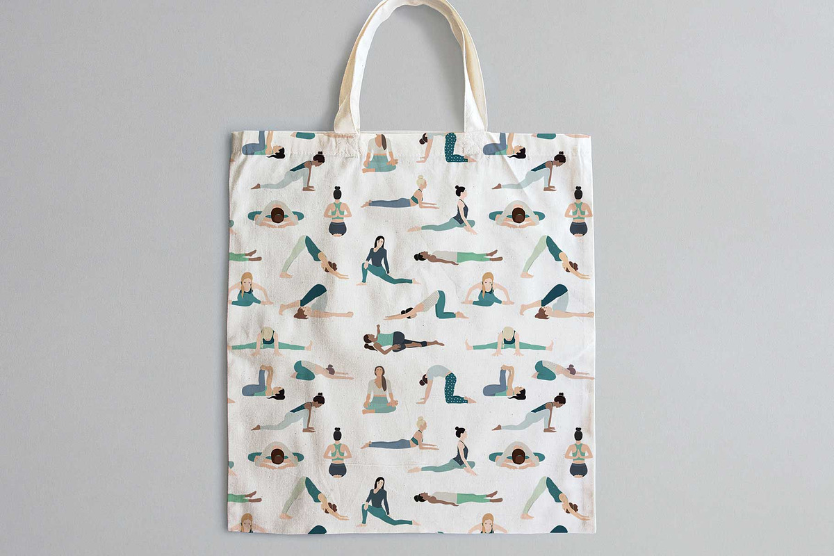 Yin Yoga postures bundle, an Illustration by Sunnyfields (Photo 3 of 4)