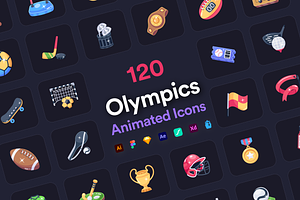 Olympic Animated Icons