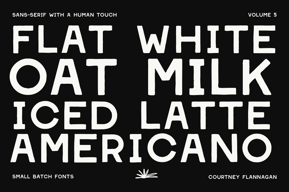 Slowstate | Malibu-inspired display, a Sans Serif Font by Courtney Flannagan Design (Photo 2 of 11)