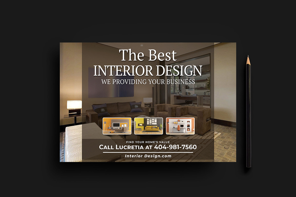 Interior Design Flyer Templates, a Flyer Template by AfzaalGraphics (Photo 2 of 3)