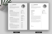 Resume Template | CV Template, a Resume Template by SlideCo (Thumbnail 3 of 6)