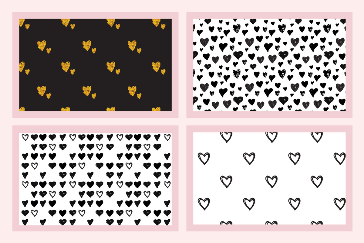 WITH LOVE- 20 seamless patterns, a Background Graphic by jenny lipets (Photo 5 of 9)