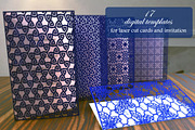17 digital templates for laser cut., an Invitation Template by zeffir (Thumbnail 1 of 4)