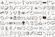Collection of icons in sketch style, an Icon by Chuhastock (Thumbnail 1 of 2)