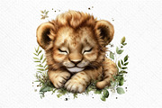 Watercolor - Safari Animals Png, an Illustration by Craft Nest (Thumbnail 10 of 11)