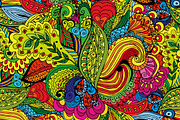 Seamless tropical pattern., a Pattern Graphic by Olgaart (Thumbnail 2 of 5)