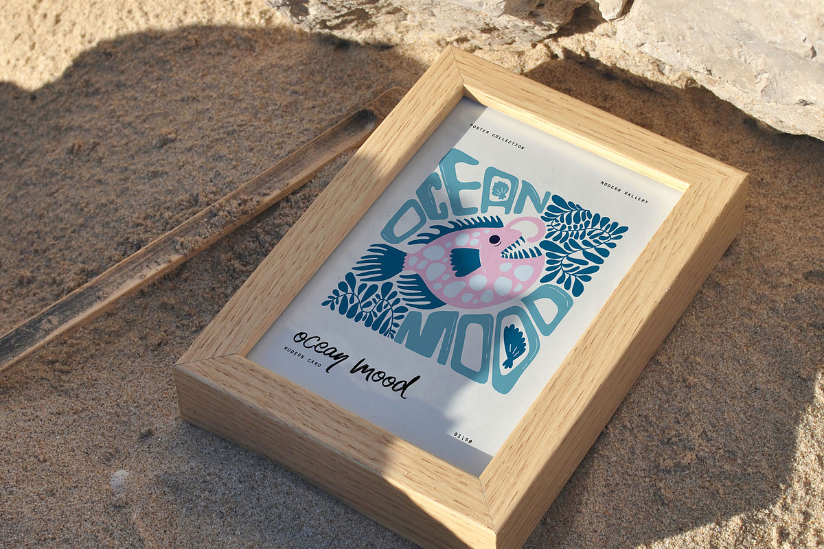 Groovy Ocean | Poster Builder, an Object Graphic by KetteCreate (Photo 9 of 16)