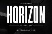 Horizon - Bold Condensed Display, a Sans Serif Font by overlaytemplates (Thumbnail 1 of 5)