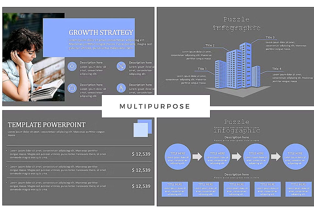 Business PowerPoint Template, a Presentation Template by PaperMoon (Photo 4 of 4)