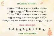 Season Holidays Font Trio, a Script Font by AnningArts (Thumbnail 9 of 9)