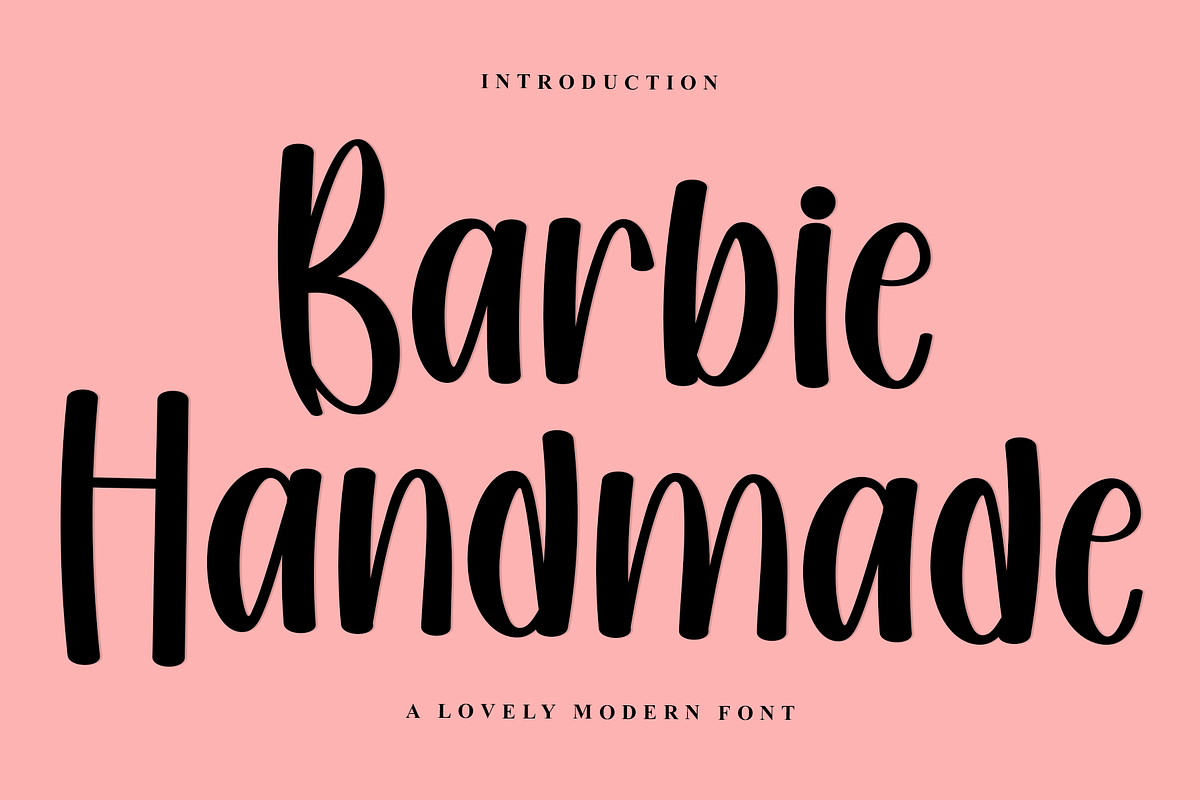 Barbie Handmade, a Handwritten Font by InermediaSTUDIO (Photo 1 of 8)