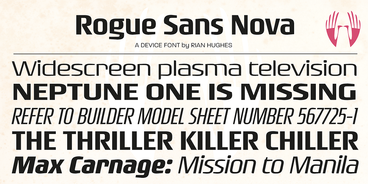 Rogue Sans Nova, a Sans Serif Font by Device (Photo 3 of 5)