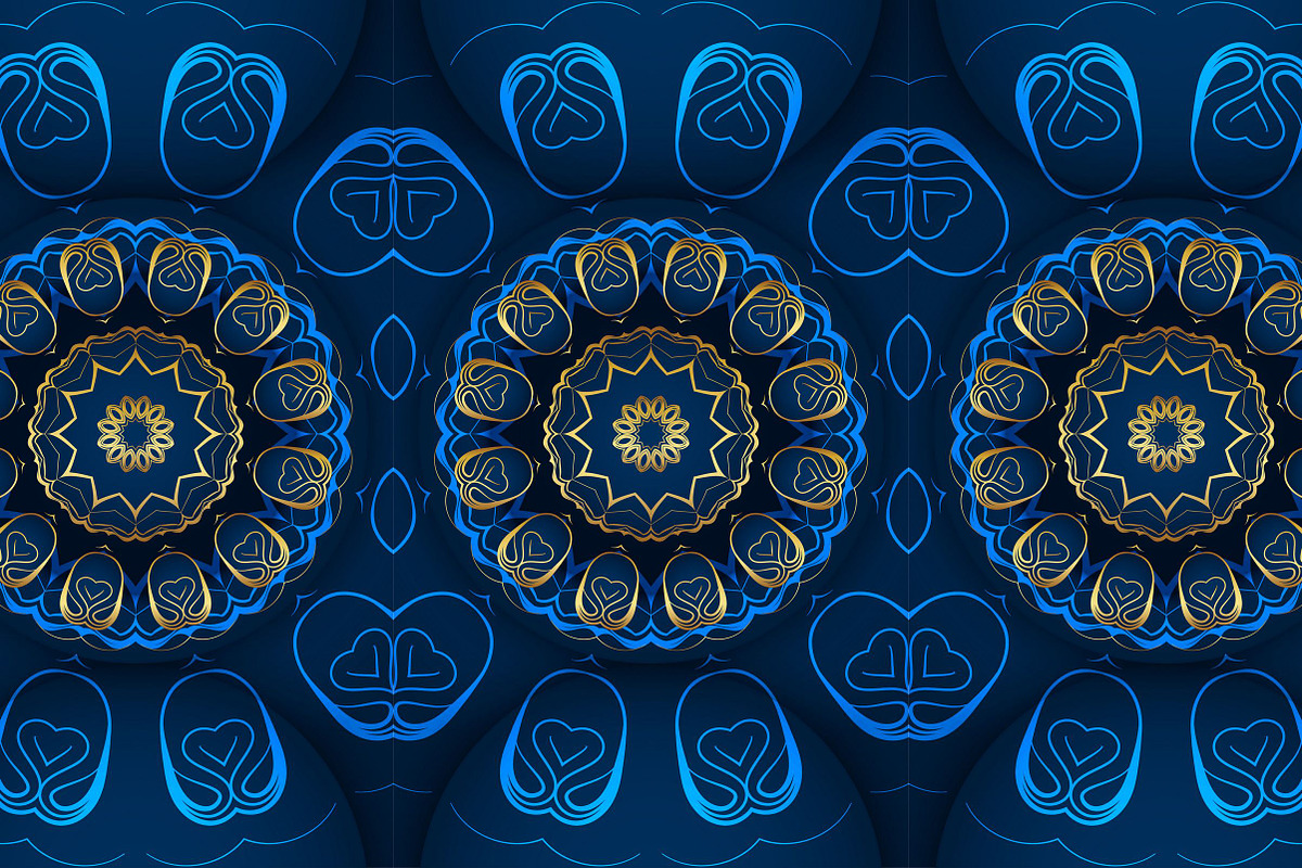Mandala Circular Pattern Vector Pack, a Background Graphic by NJ Himel (Photo 45 of 95)